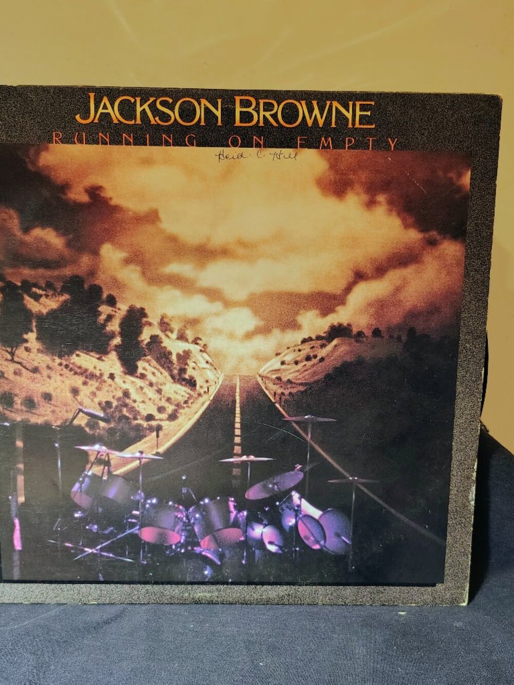 Jackson Browne Running On Empty Vinyl Record 12" LP Original 1977 Pressing
